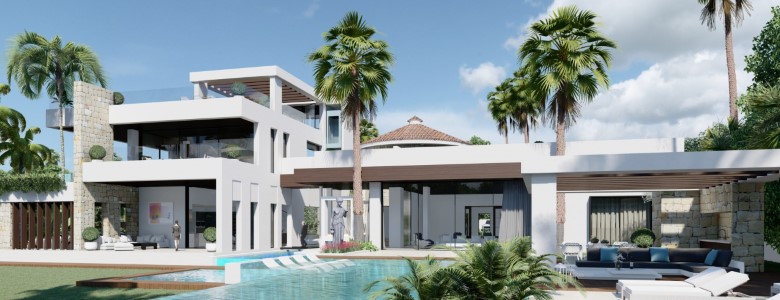 New Modern Villa Project Marbella Golden Mile